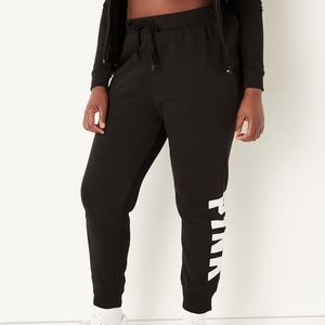 black joggers from pink